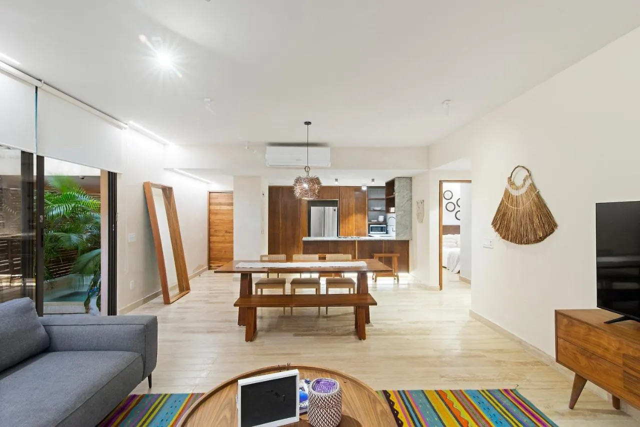 107 Beautiful Apartment Terrace & Private Pool Tulum