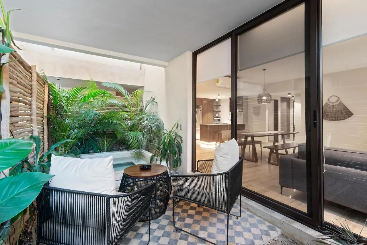 107 Beautiful Apartment Terrace & Private Pool Tulum